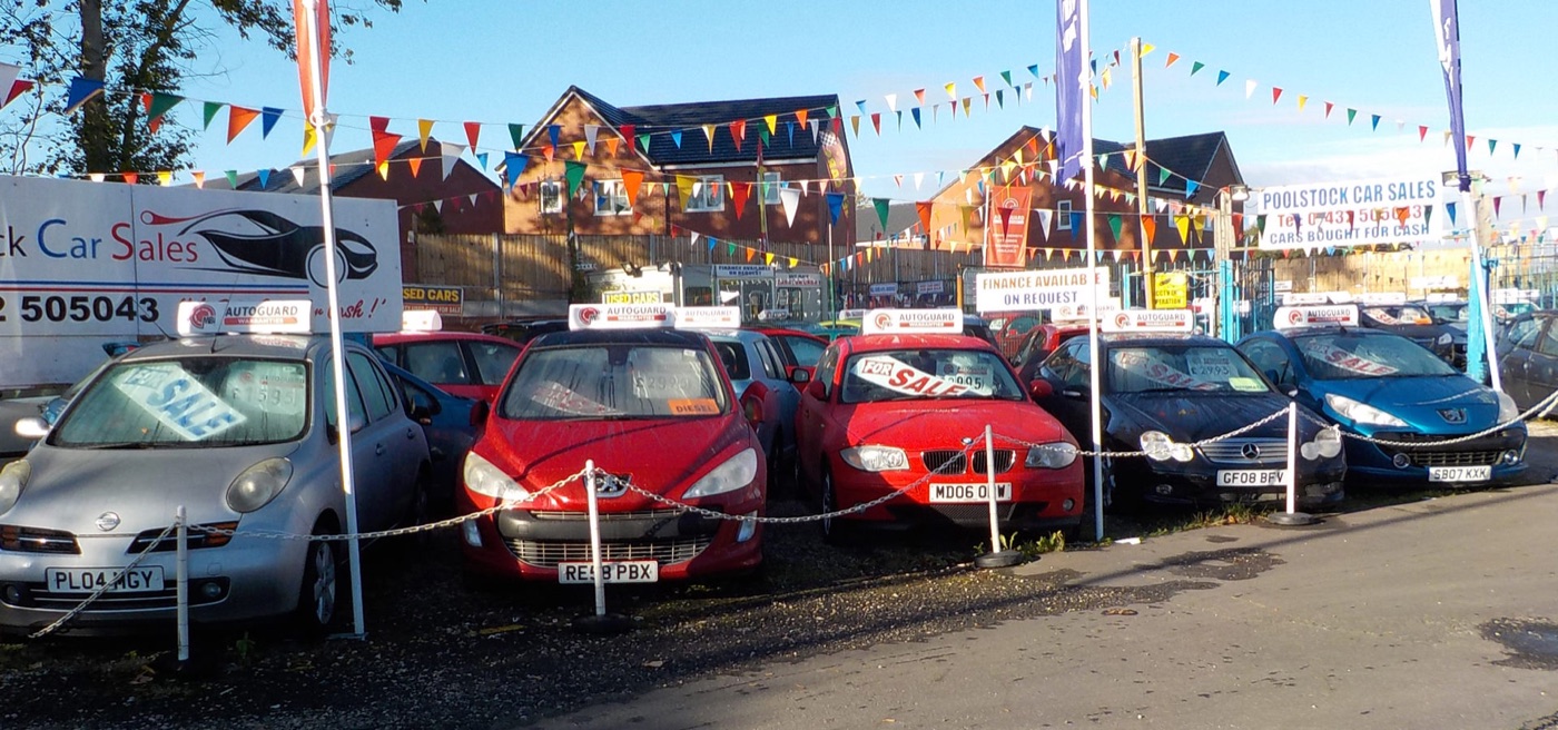 Poolstock Car Sales premises in Wigan